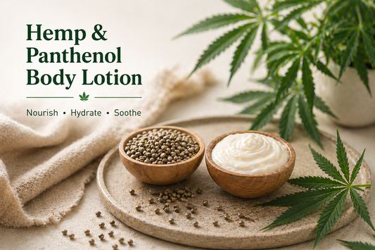 Hemp & Panthenol Body Lotion: Lightweight Hydration That Works