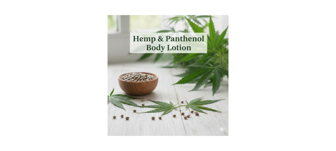 Hemp & Panthenol Body Lotion: Lightweight Hydration That Works