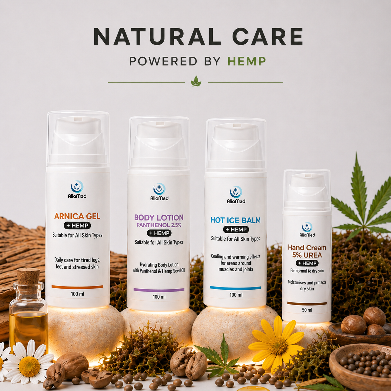 AliaMed Arnica Gel bottle collection page
