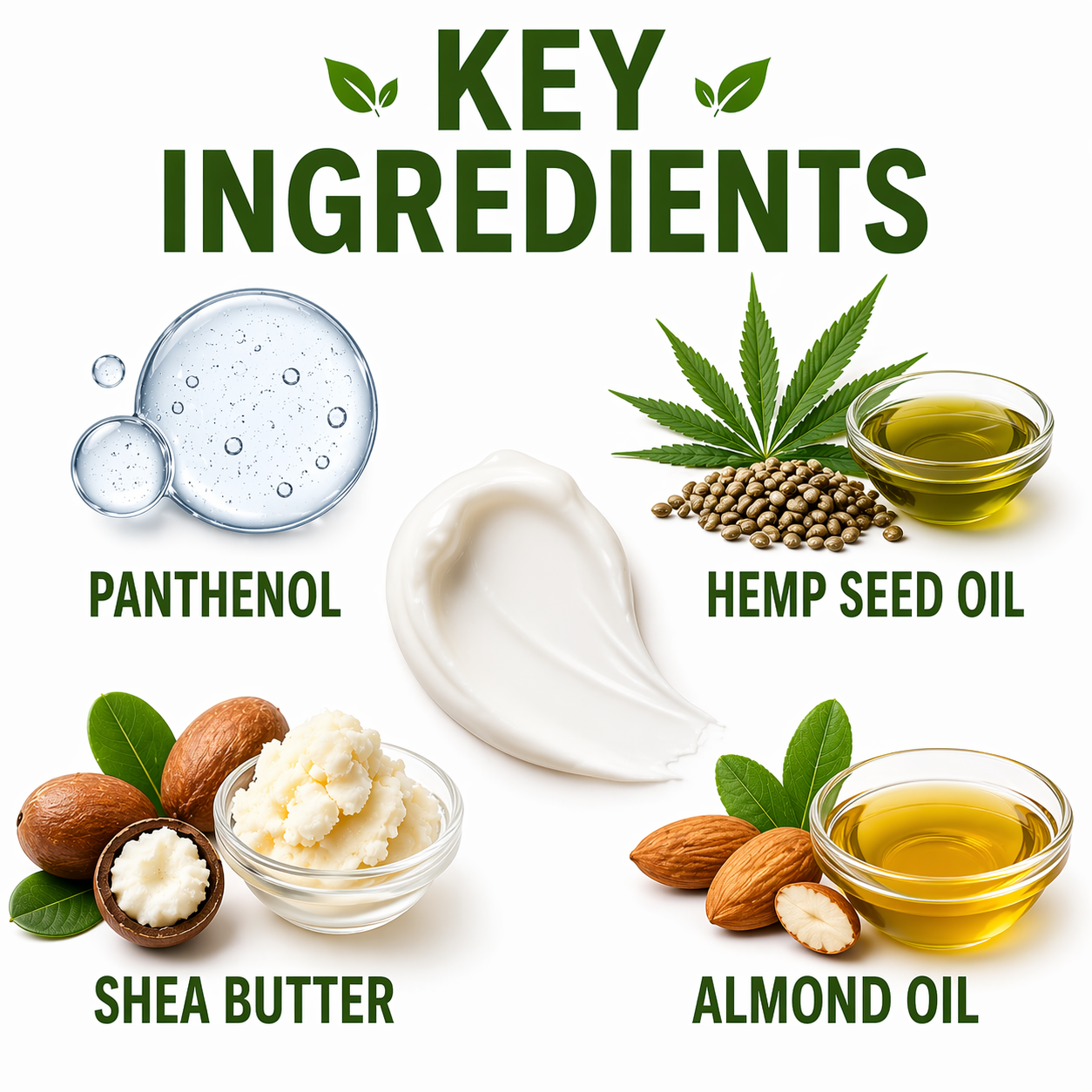Lozione per il corpo Pantenolo 2,5% + CBD Isolate 100 ml, idratante