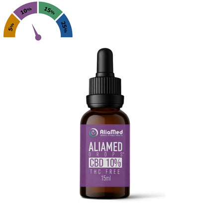 Gocce CBD 10%, senza THC 15ml, aiuta contro la nausea