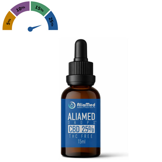 Gocce CBD 25%, senza THC 15 ml, aiuta con il dolore cronico