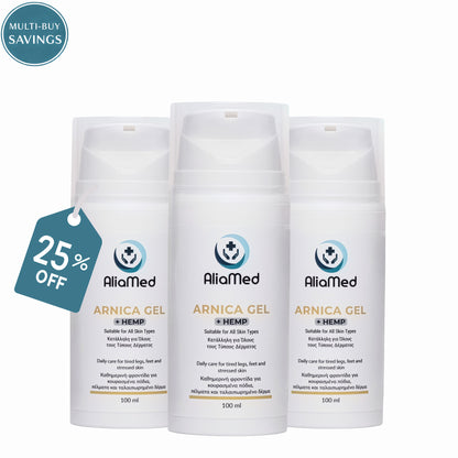 3x CBD Arnika Gel + CBD Isolat 100ml