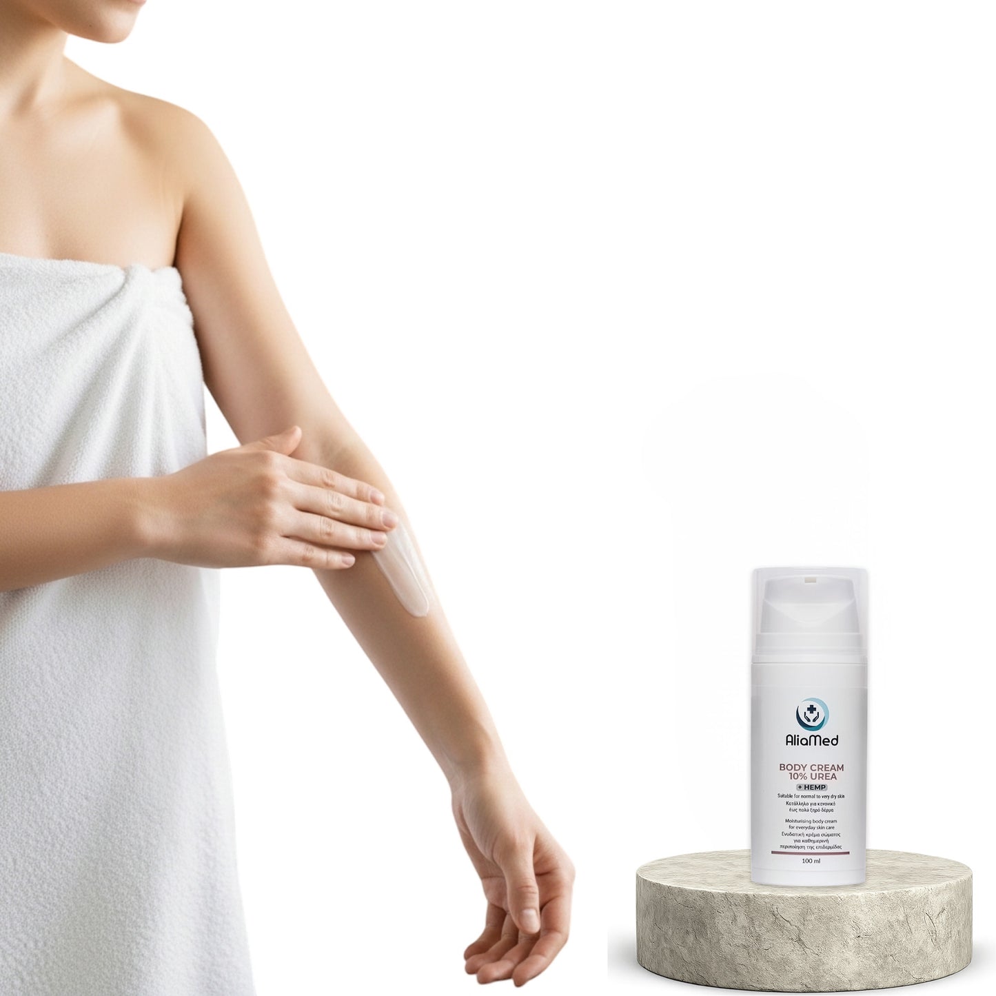 Crema Corpo UREA 10% + CBD Isolato 100ml