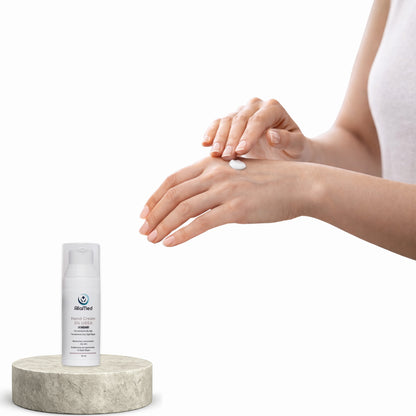 Crema per le mani UREA 5% + CBD isolato 50ml, idratante mani secche