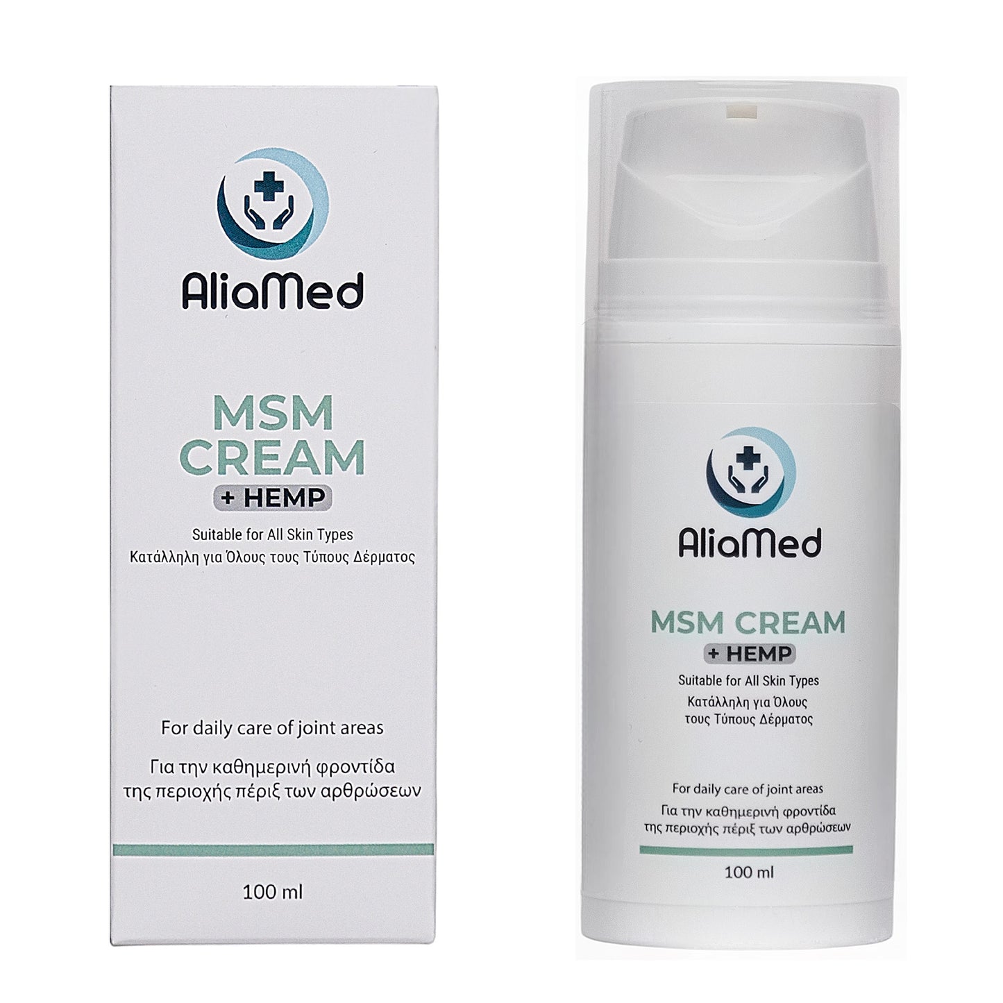 Crema MSM + CBD isolato 100 ml, sollievo articolare
