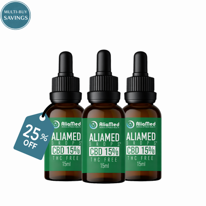 3x CBD Öl 15% (1500mg) THC Frei 15ml - Hilfe bei Schlafstörungen